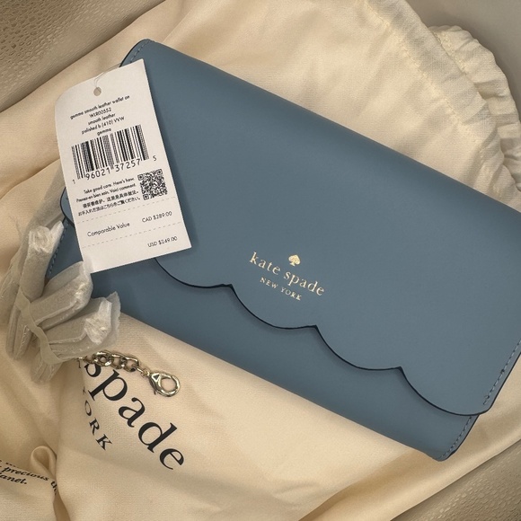 kate spade Handbags - NWT - Kate Spade baby blue Gemma Crossbody